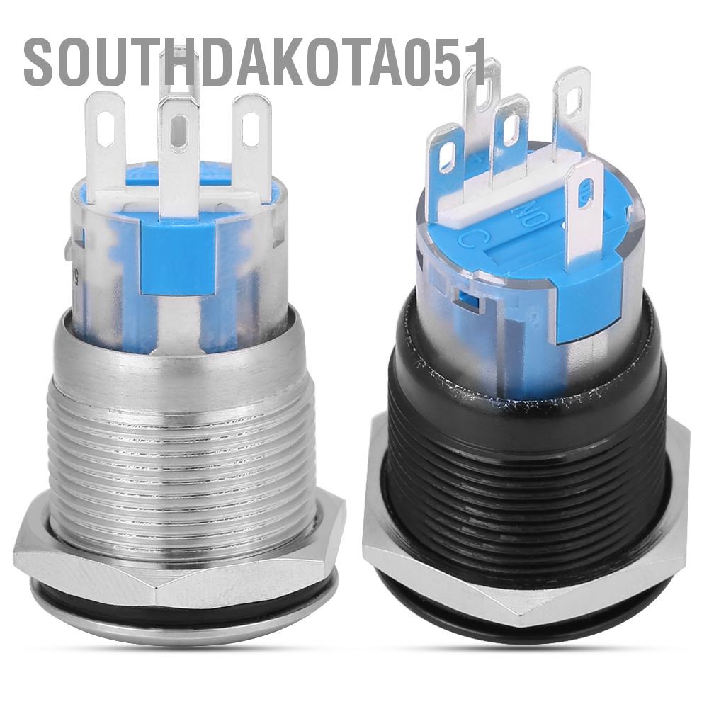 Southdakota051 Động cơ ô tô không thấm nước 12V Nút bấm Khởi động Công tắc Đánh lửa