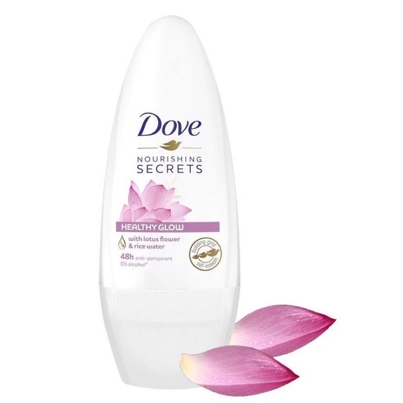 [DOVE] Lăn Khử Mùi Dove Healthy Glow dưỡng da trắng mịn 40ml