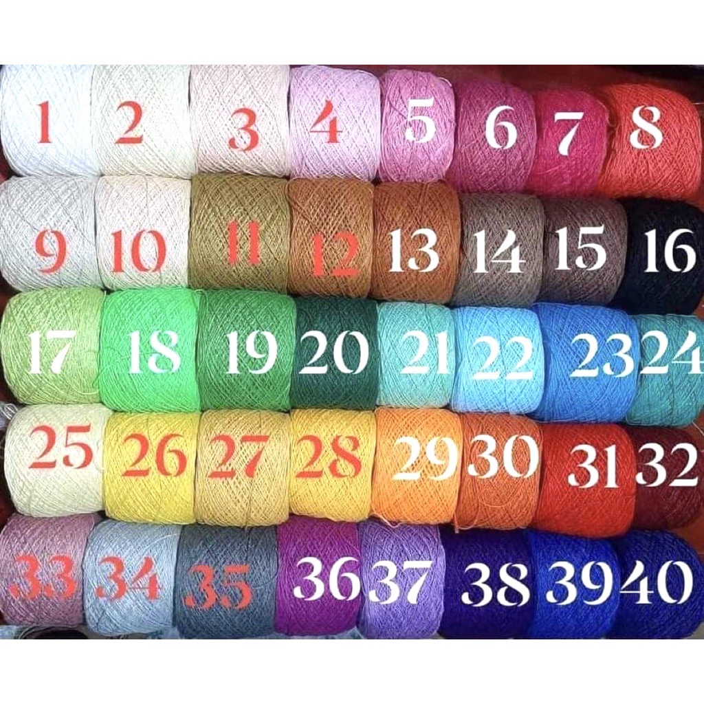 Len Sợi Cotton Việt Nam 1mm Bảng Màu 3