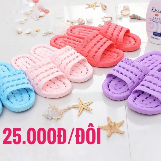 Dép lỗ dẻo siêu bền đi trong nhà xuất Hàn (hàng có sẵn - được chọn màu chọn size )