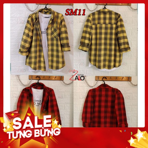 -HÀNG NHẬP KHẨU Áo Khoác Sơ Mi FLANNEL KẺ CARO Dài Tay Nhiều Mẫu Liên hệ mua hàng 084.209.1989