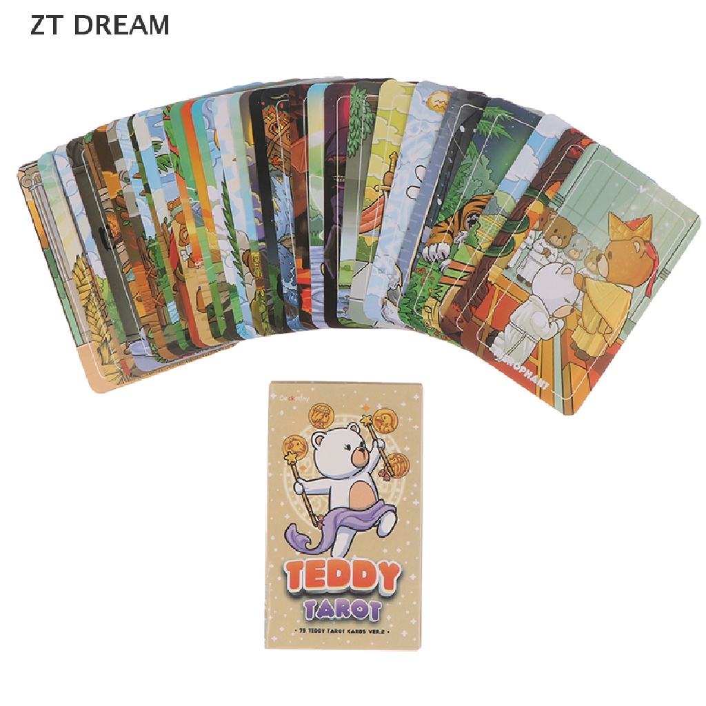 Bộ Bài Tarot Teddy 07 Lá Vui Nhộn