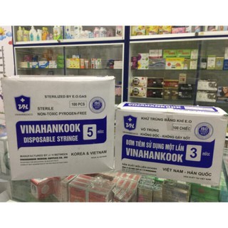combo 10c bơm tiêm các sai 1,3,5,10,20,50ml