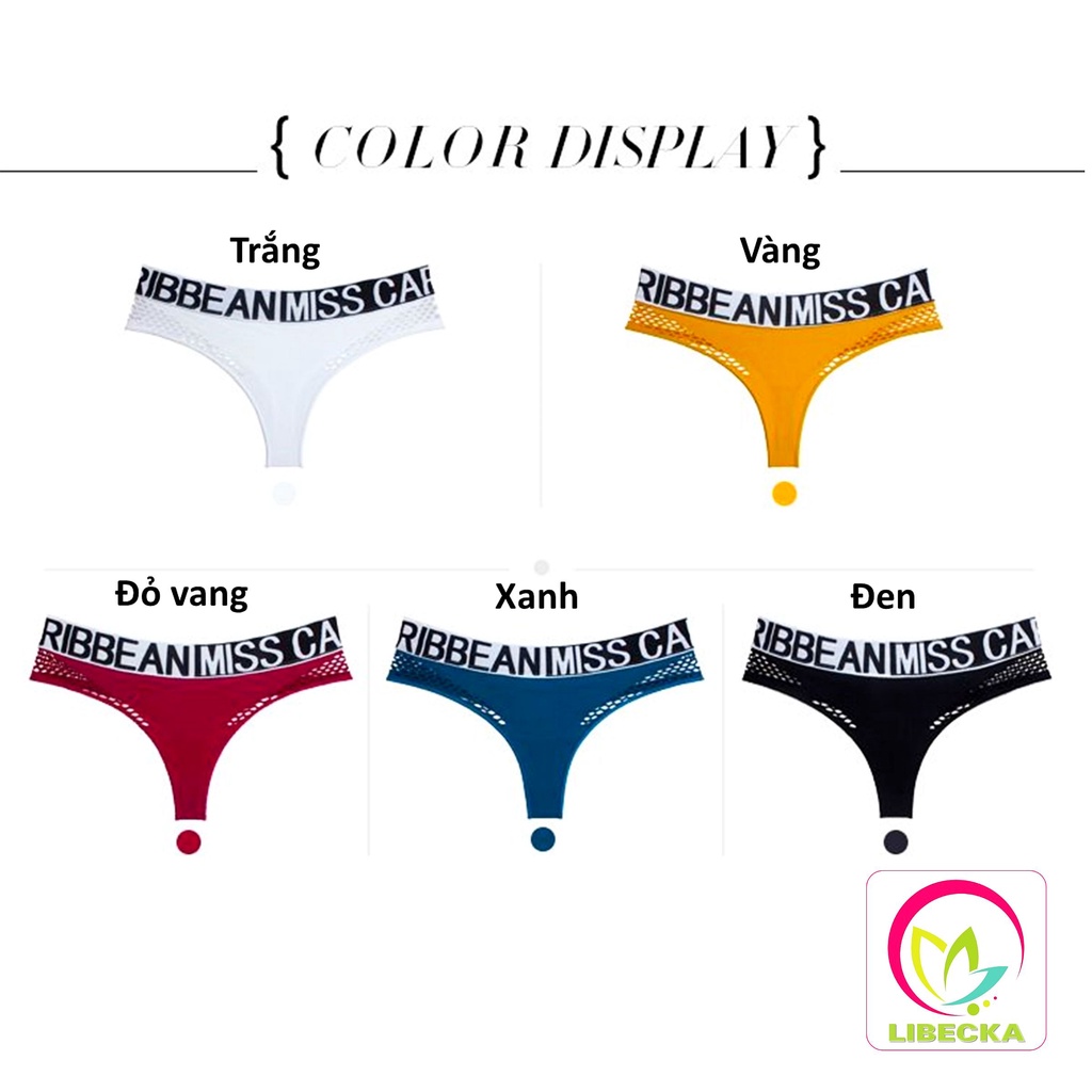 Quần lót nữ lọt khe dễ thương lưới Cotton co giãn bốn chiều cạp to thể thao cao cấp Sexy gợi cảm quyến rũ LIBECKA QLK16 | BigBuy360 - bigbuy360.vn