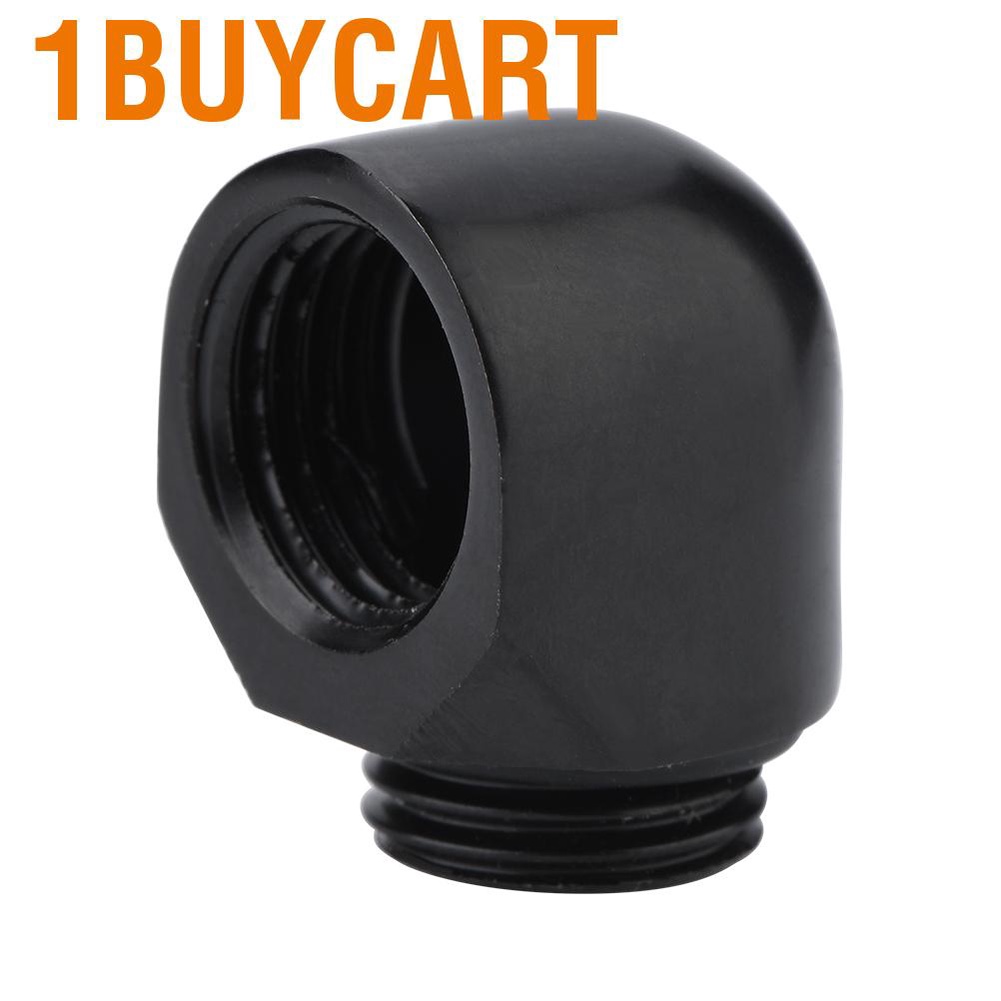 1buycart G1/4 Fitting  Stable Sturdy Firm Brass Water Cooling Wear Resistant Rust Proof for Computer Worker Flow Redirection
