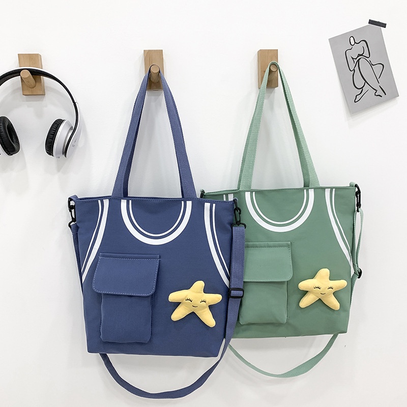 Túi Xách Canvas Sức Chứa Lớn Mẫu Mới Năm 2021 Thời Trang Dành Cho Nữ