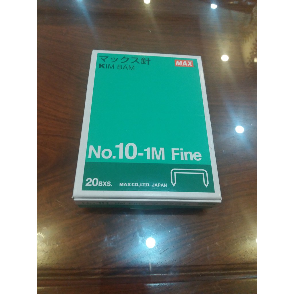 Combo 10 hộp Đạn ghim số 10 Max - Ghim dập - Kim bấm - 10MAX