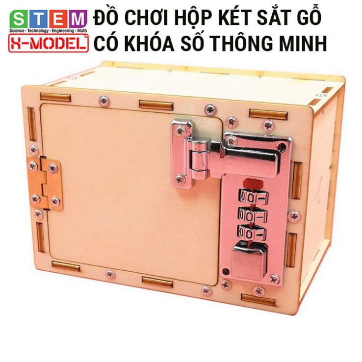 H67 Đồ chơi két sắt mini cho bé X-MODEL ST82, Đồ chơi sáng tạo DIY 4 V071