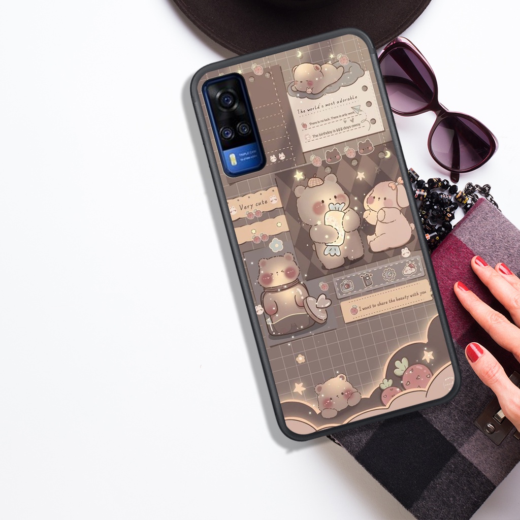 Ốp Lưng ViVo Y12S - Y20 - Y20S - Y51 2020 - Y53S - Y72 , In Hình Sinh Động, Dễ Thương Dành Cho Các Bạn Gái.