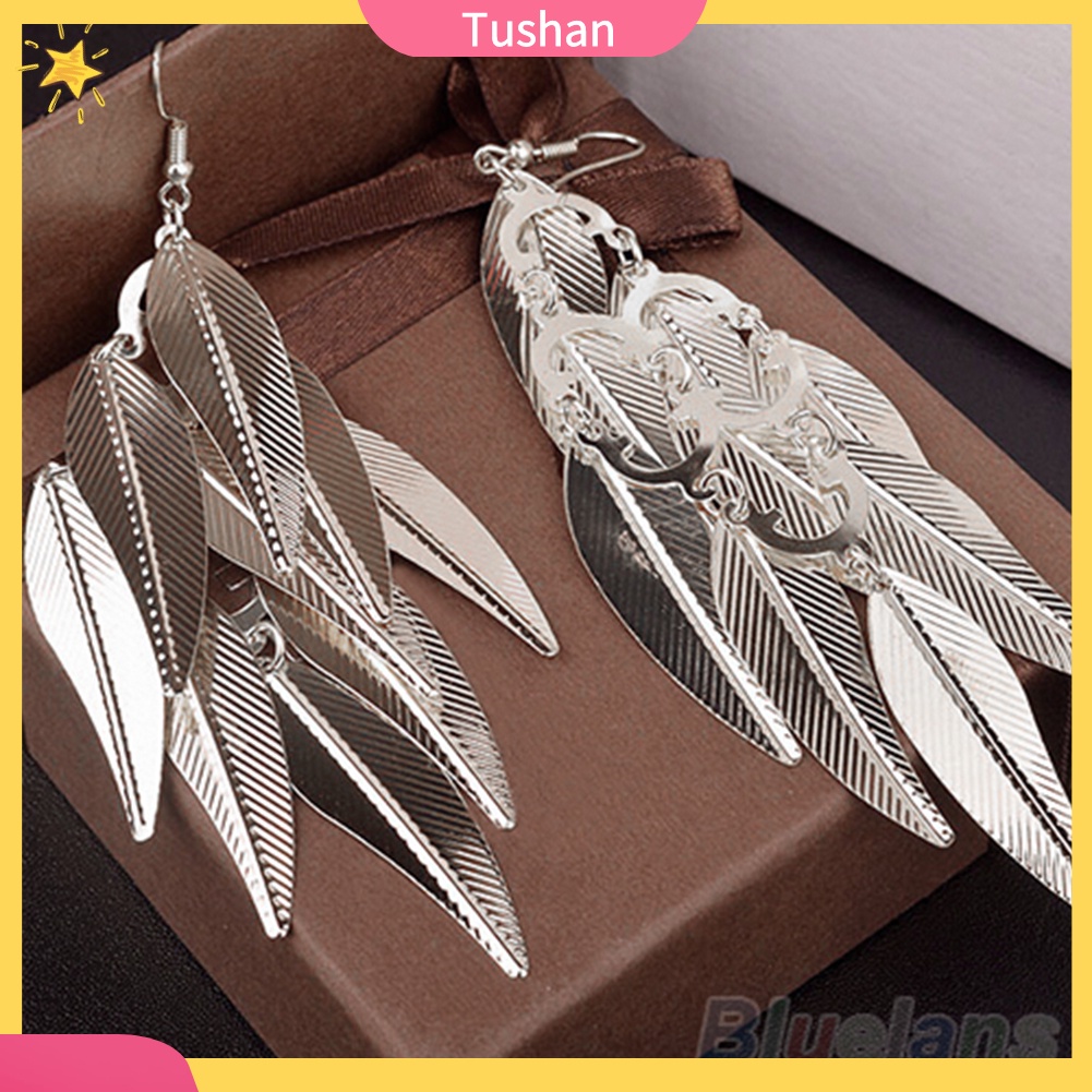 Hoa tai dáng dài phong cách tua rua thời trang sang trọng cho nữ