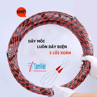 Dây mồi luồn kéo dây điện 50 mét [Khuyến Mãi Sốc] Dây mồi cáp điện