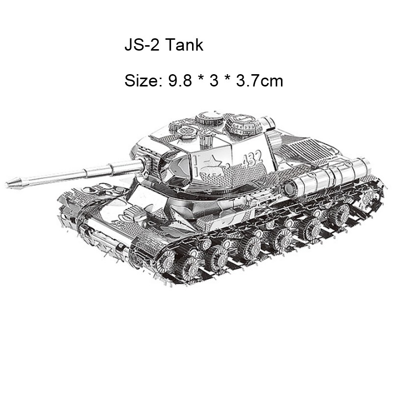 [Mã LIFETOYS1 giảm 30K đơn 99K] 3D Metal Puzzle Model Tank Jigsaw Kids Educational Toys