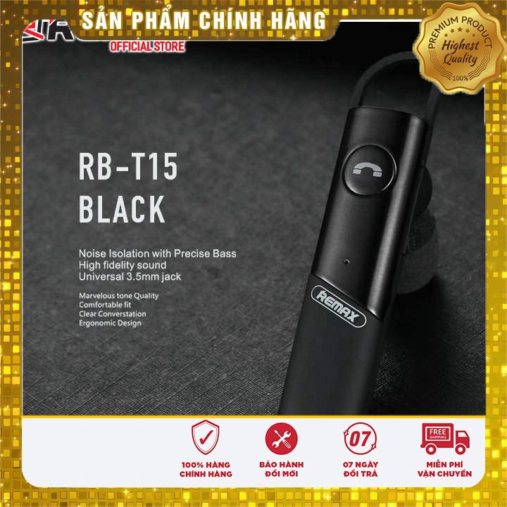 [ Giá siêu rẻ,chính hãng ] Tai nghe Bluetooth Remax RB-T15 (Vàng)