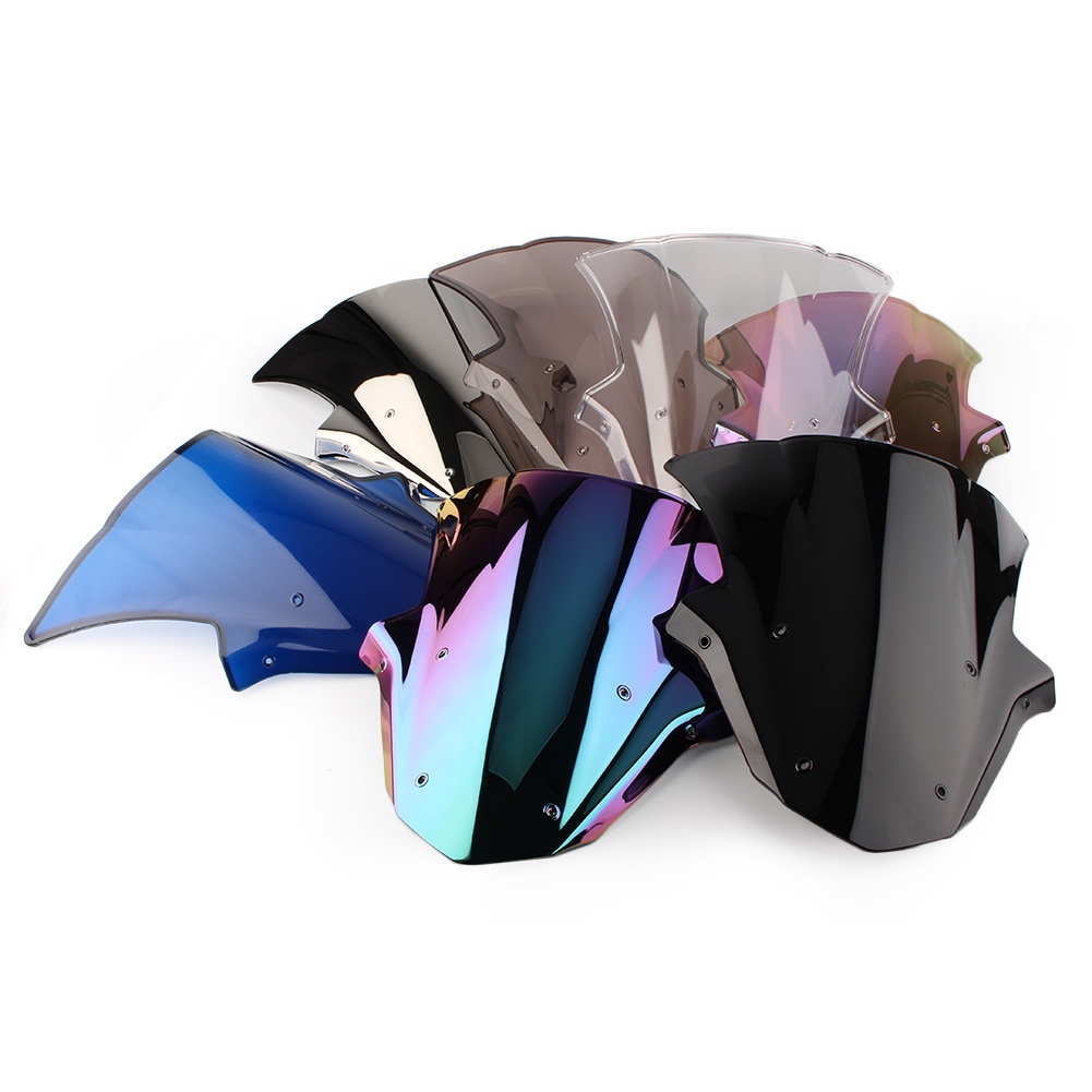 Kính Chắn Gió Đôi Bằng Nhựa ABS Chuyên Dụng Cho Xe Mô Tô Kawasaki Ninja ZX10R 2011 2012 2013 2014 2015 ZX-10R