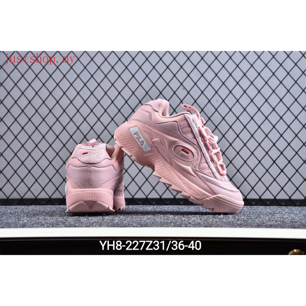 New Arrival Fila Disruptor 3 women fashion sports running walking shoes pink 2x