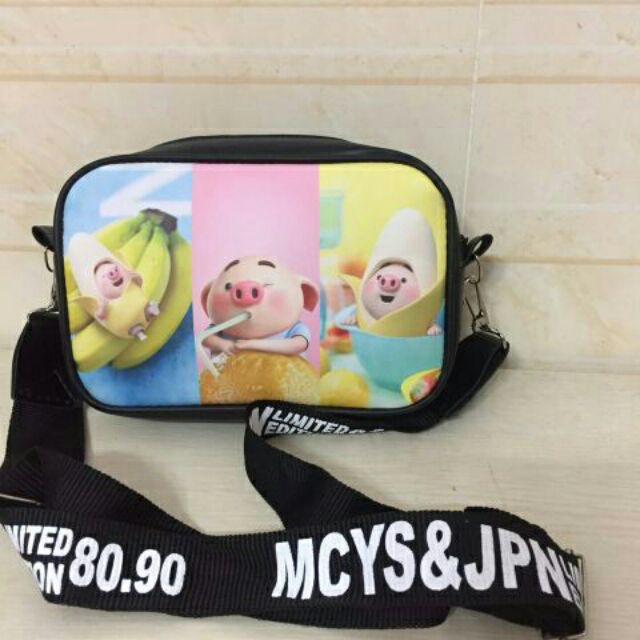 Túi đeo chéo heo chuối