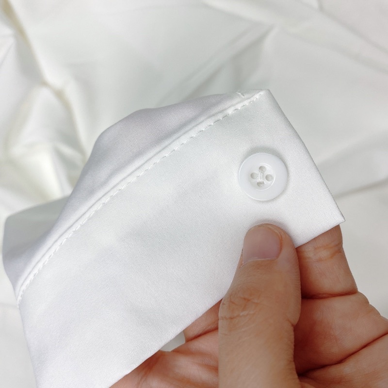 Áo sơ mi nữ cổ Đức có túi ngực đủ size