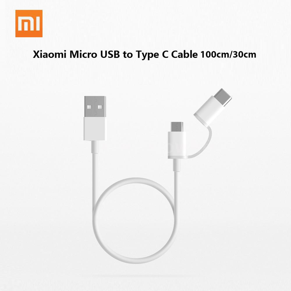 Dây Cáp Sạc Và Truyền Dữ Liệu Xiaomi Usb 2.0 Sang Micro Usb/Type C Dài 30cm