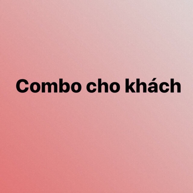 Combo cho khách