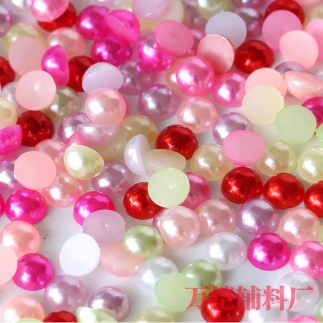 BIG SIZE 10.000 viên trai nửa làm hoa ngậm ngọc , hoặc trang trí nail