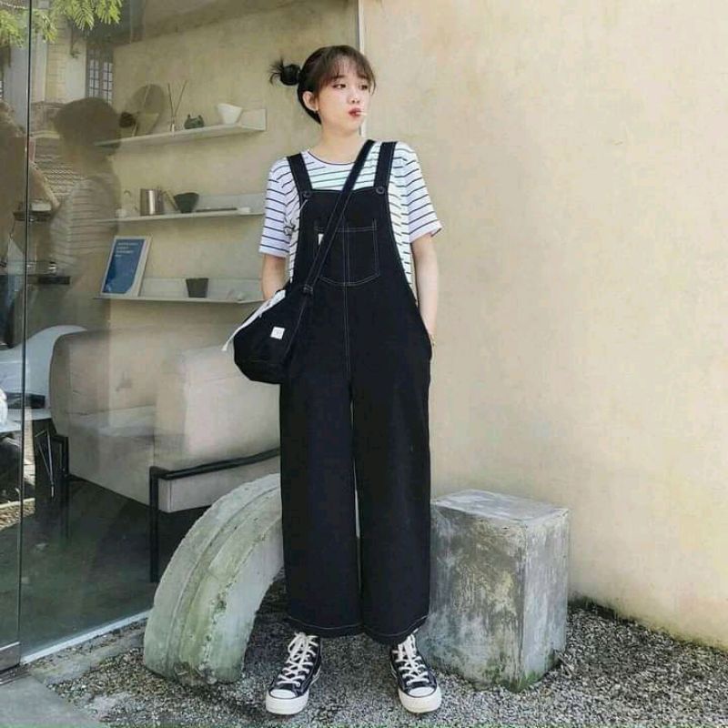 Váy Yếm.Styel khoẻ khoắn,năng động.Yếm from ống rộng, freesize,lưu ý k kèm áo