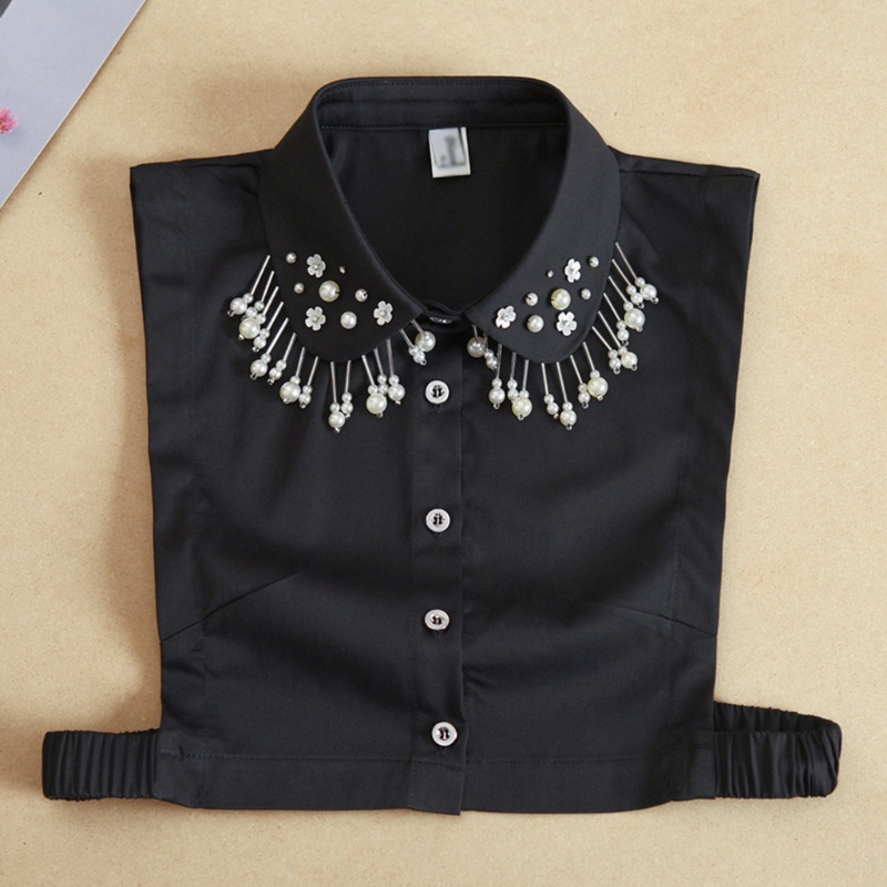 Vòng Cổ Tua Rua Đính Hạt Ngọc Trai Nhân Tạo Cho Nữ