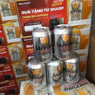 Bia sapporo hàng tặng của sharp