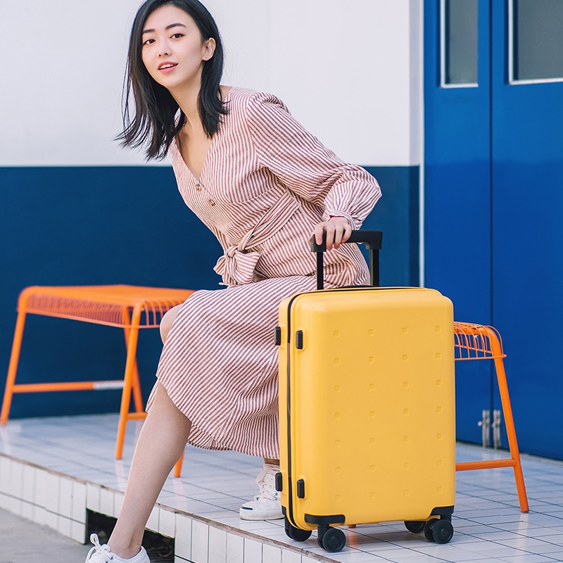 Sản phẩm mới✉☎Vali du lịch Mi Vali dành cho giới trẻ Phiên bản trẻ 20 inch Hộp đựng đồ 20 inch Khóa hải quan Bánh xe đa