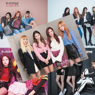 Ảnh poster 8 tấm nhóm nhạc Blackpink mẫu mới