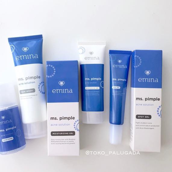 (Hàng Mới Về) Bộ Sản Phẩm Điều Trị Mụn Emina Ms.Pimple