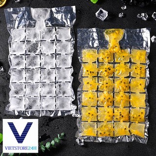 Set 10 túi làm đá viên sử dụng một lần