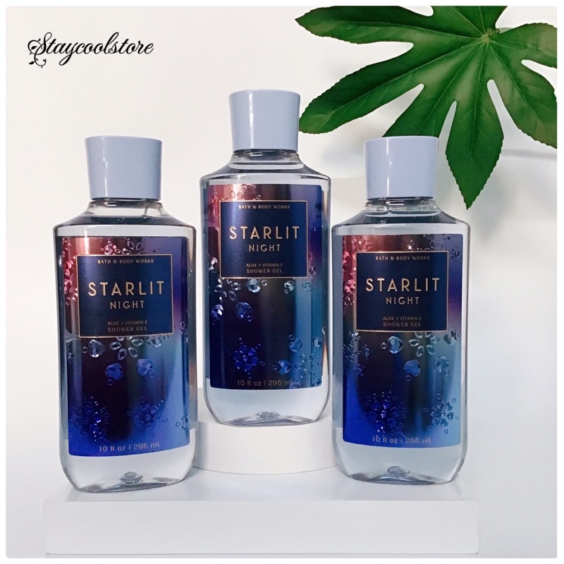 STARLIT NIGHT- Bộ Xịt thơm body mist- Sữa tắm- Dưỡng thể Chăm sóc toàn thân Bath & Body Works