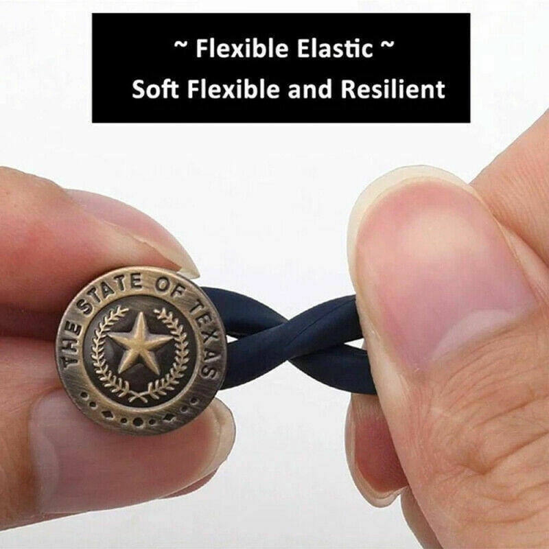 Nút thắt lưng co giãn cho quần jeans có thể điều chỉnh và thu gọn được