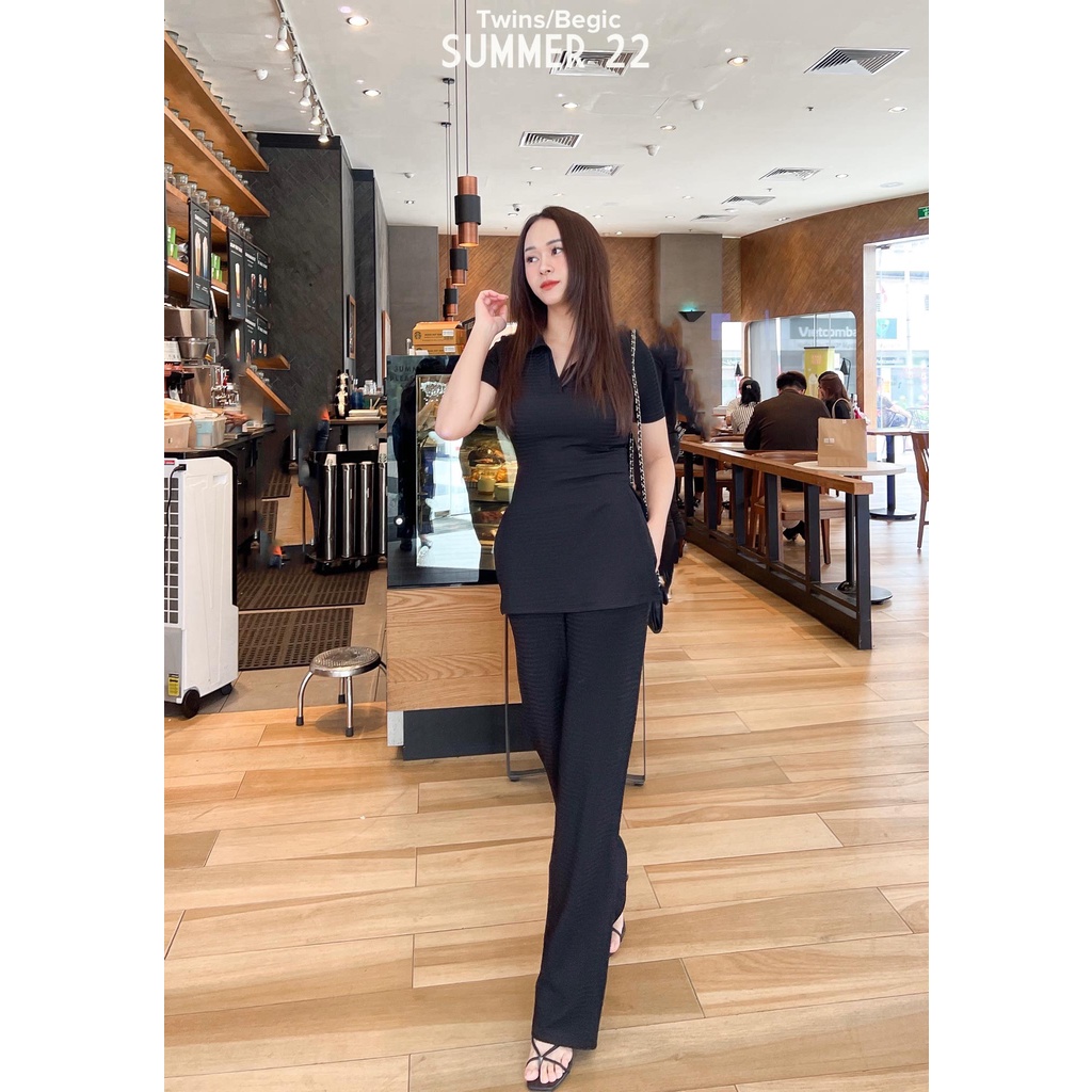 Set đồ nữ cotton tăm lượn sóng MÀU MỚI (Wavy cotton toothpick set)