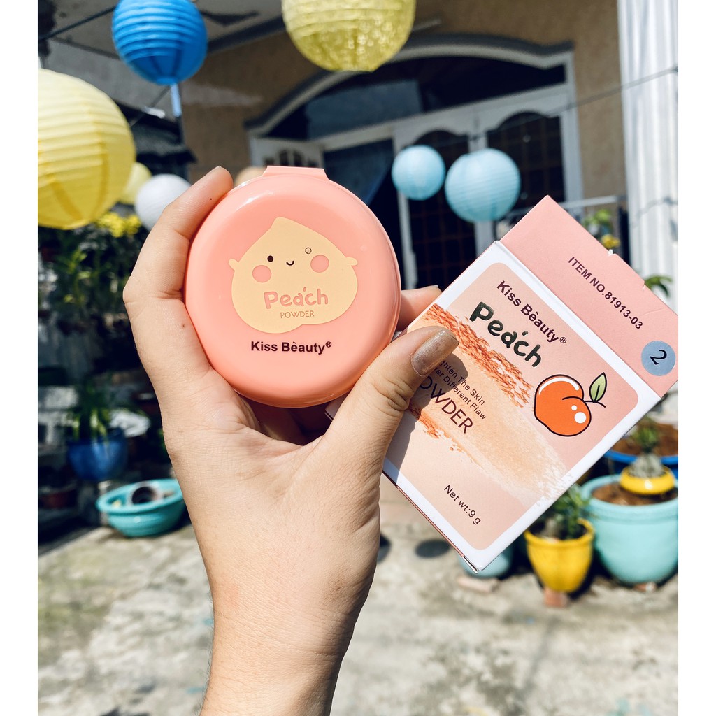 Phấn nền Quả Đào Peach Powder Kiss Beauty sáng da  nội địa sỉ tốt - DREAM STORE | BigBuy360 - bigbuy360.vn