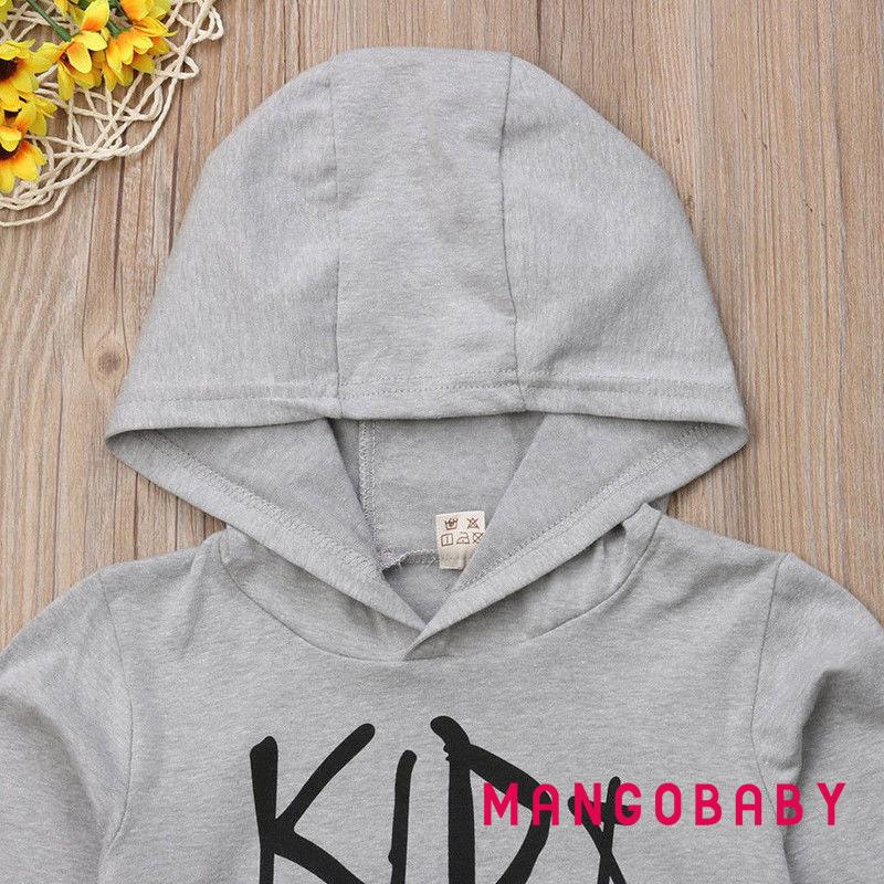 NNB-Emmababy Boys Girls Hoodie Hoody Sweatshirt Sweater Hooded Print Vintage