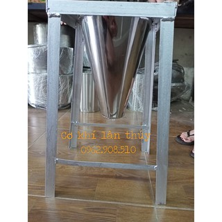 phễu cắt tiết có chân đứng