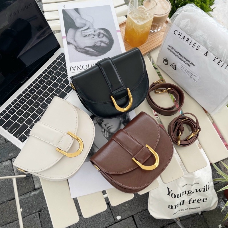 Túi Kẹp Nách Cnk, Túi Móng Ngựa Nữa Hottrend