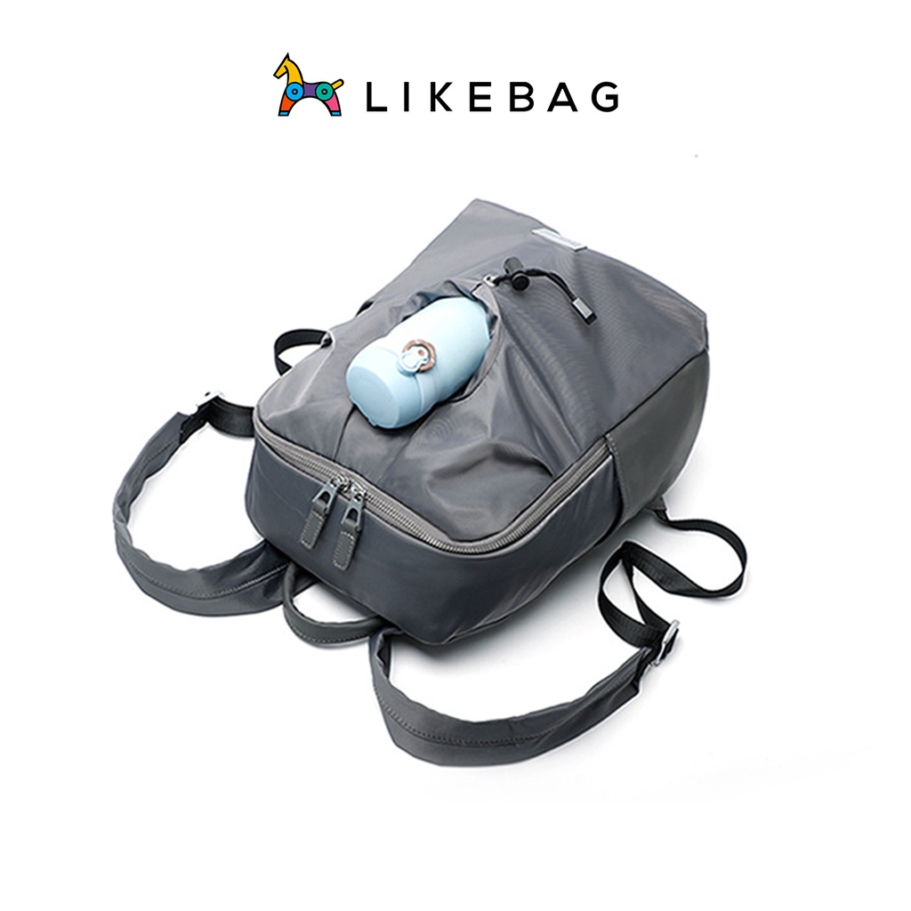 Balo nam nữ thời trang LIKEBAG vải dù chống thấm có ngăn đựng bình bước 172020272 - LIBAGI