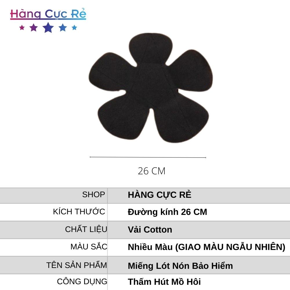 Miếng lót nón bảo hiểm, thấm hút mồ hôi, giảm ngứa, giặt lại được - Shop Hàng Cực Rẻ
