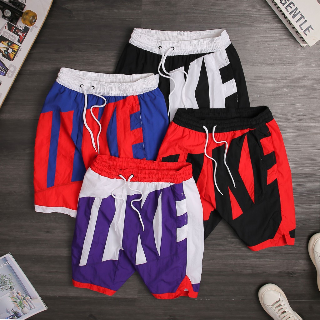 [CHÍNH_HÃNG] QUẦN SHORTS NIKE THROWBACK WOVEN BASKETBALL - TRẮNG PHỐI TÍM