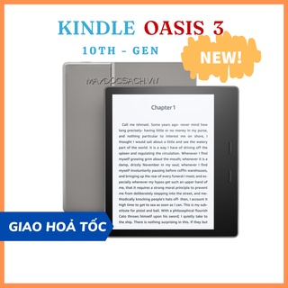 [NEW] Máy đọc sách Kindle Oasis 3 – thế hệ 10, màn hình 7 INCH, có ĐÈN VÀNG, bộ nhớ 8GB hoặc 32GB, máy mới nguyên SEAL