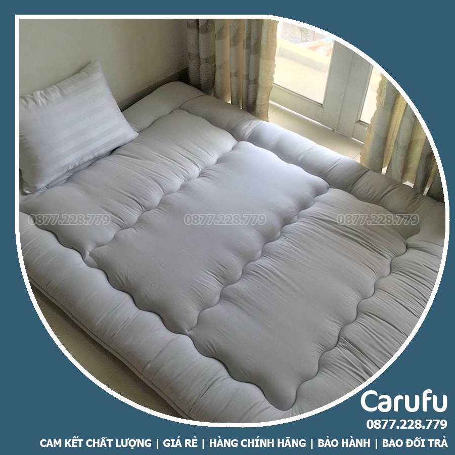 Nệm gấp 1m8x2m Chính hãng NCOOL JP Dày 10cm Xanh và 7cm Xám