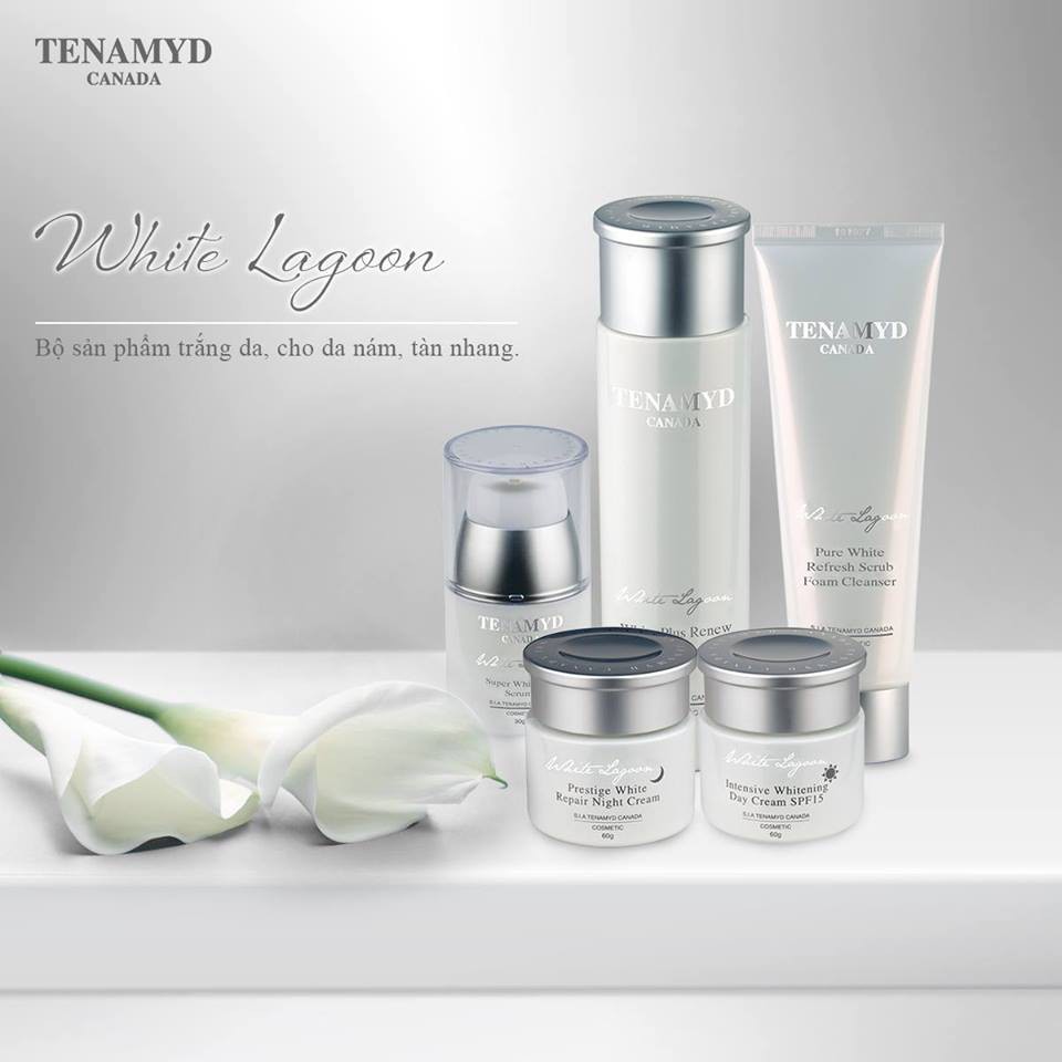 Kem dưỡng trắng da ban đêm White Lagoon TENAMYD CANADA -  Prestige White Repair Night Cream - 60g