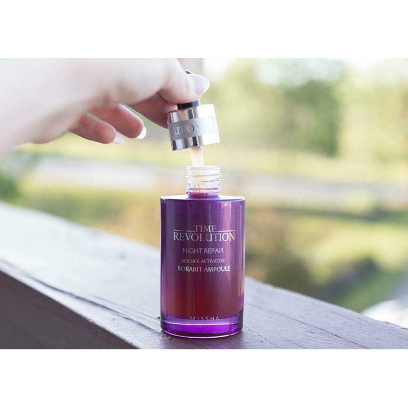 Tinh Chất Missha Time Revolution Night Repair Borabit Ampoule Thế hệ 5