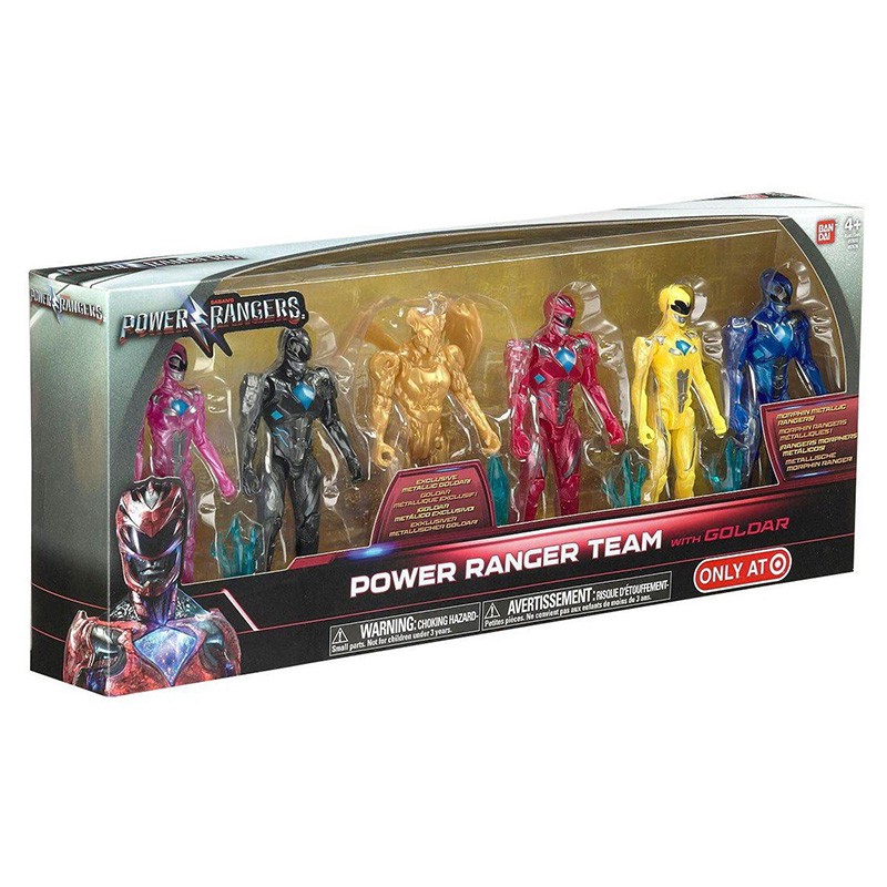 Bộ 6 Mô Hình Siêu Nhân Power Rangers Team Độc Đáo