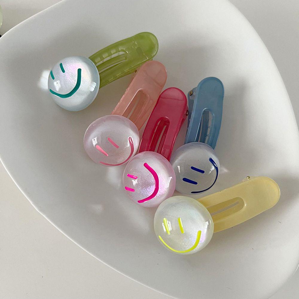 Kẹp Tóc Hình Mỏ Vịt Bằng Resin Trong Suốt Phong Cách Hàn Quốc Dễ Thương