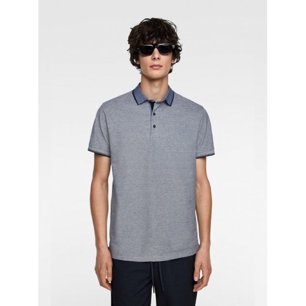 Áo polo zara nam Size S- auth 100%