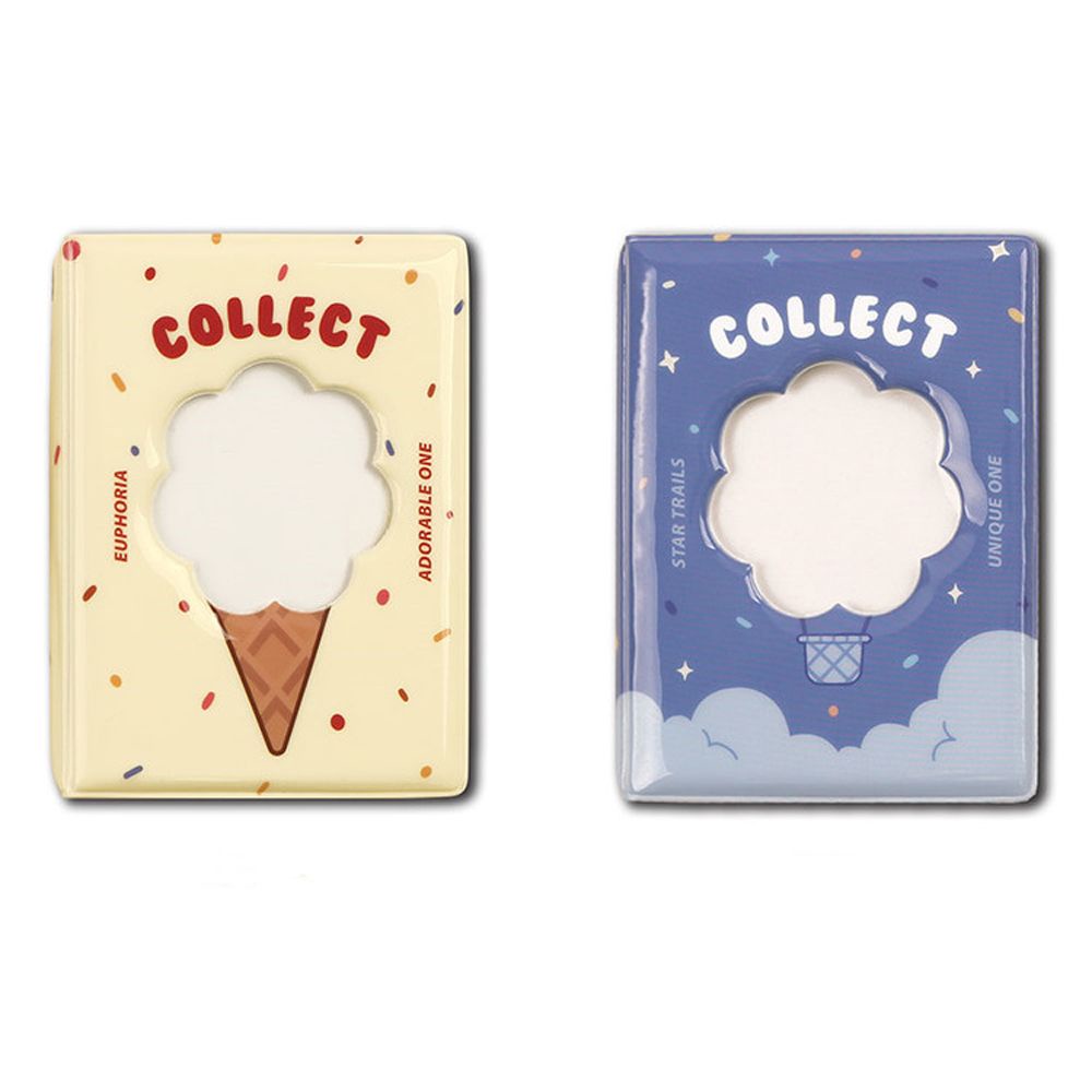 Quyển album sưu tầm thẻ thần tượng kích thước 3inch bìa họa tiết hoạt hình dễ thương