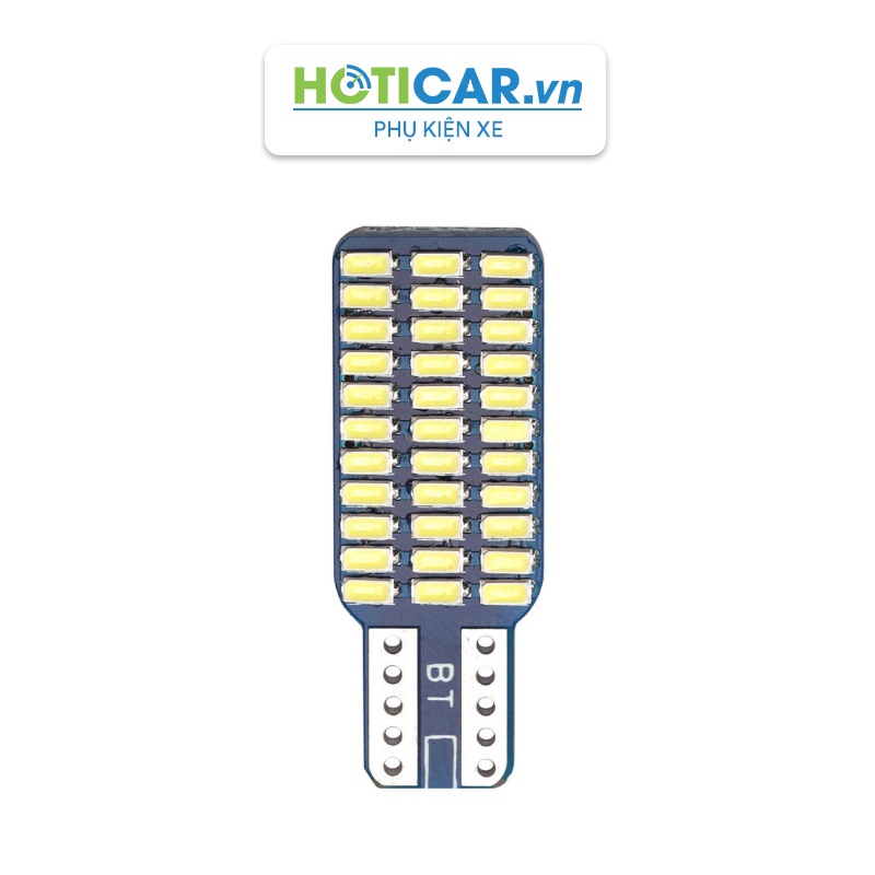 Đèn led xi nhan, demi, đọc sách, trần, cốp, đồng hồ taplo  T10 1 mặt chip 3014 T103014-33
